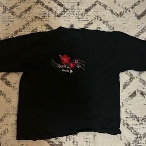 vintage embroidered hawaii tee
